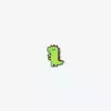 BEDZ CROCS GREEN DINO U