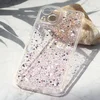 Torbica Glitter za iPhone 14 6.1 roze