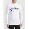 Billabong Logo Surf Longsleeve Lycra white