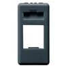 Gewiss System, adapter RJ45 AMP/Keystone, 1M, crni ( Gw21270 )
