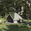 Šator Teepee za 6 osoba Zelena i bijela 431 x 366 x 185 cm