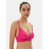 HUGO Nedrček brez kosti Triangle Padded Rib 50539983 Roza