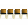 Hanah Home HANAH HOME Dore - 106 V4 (4 kosi) set stolov, (20778983)