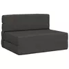 Sofa na razvlačenje Tamnosiva 70 x 80 x 60 cm Tkanina