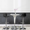 vidaXL Barski stoli 2 kosa črno umetno usnje