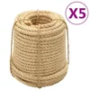 Vidaxl Vrv iz sisala 5 kosov 14 mm 100 m