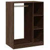 Vidaxl Garderobna omara siva sonoma 77x48x102 cm inženirski les