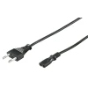 MicroConnet Napajalni kabel C7, 1,2m črn