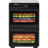 Heinner DualDry Pro HFD-KDDB1200BKSS dehidrator hrane, 12 polica, 1200 W, inox