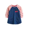 Next Obleka moder denim/temno zelena/roza/rdeča