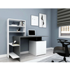 HANAH HOME Radni sto White Anthracite