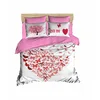 Lessentiel Maison Komplet posteljina 187, 200x220cm, Belo-roze