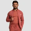 GymBeam Muška dukserica Zip Up Limitless Cinnamon