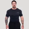 GymBeam OG1 Seamless T-shirt Black/Grey