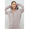 Bluza Guess ženska, vijolična barva, s kapuco