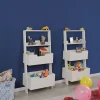 Hanah Home Set polica za knjige Only Double, 2 komada, 59x120x35 cm, Bela