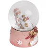 Viter novogodišnja vodena kugla roze h6,5cm ( 046434 )