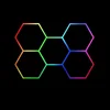 Hexagon LED tube 5 heads RGB 12V 410mm 24pcs