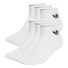 ADIDAS ORIGINALS Nogavice Mid Ankle 6 Pairs  črna / bela