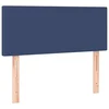 Vidaxl Posteljno vzglavje modro 100x5x78/88 cm blago