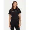 Tommy Hilfiger Majica Script WW0WW43459 Črna Regular Fit