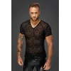 Noir Handmade H071 Leopard Flock V-Neck T-Shirt XXL