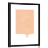 Plakat s paspartujem Marilyn Monroe s podpisom - 40x60 silver