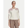 Liu Jo Sport Pulover TF6094 MS49I Kremna Regular Fit