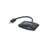 MANHATTAN Adapter 152709 Mini DisplayPort/M - HDMI/VGA F Crni