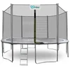INLEA PREMIUM Jump Trampolin 430 cm z zunanjo zaščitno mrežo - siva