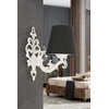 Opviq Zidna lampa Claire, 15x10x13cm, IP20, Crno-bela boje