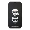 Maska na preklop Karl Lagerfeld Karl Flip za iPhone 12 Pro (6.1) crna.