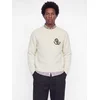 JACK & JONES Pulover JORFREDERIKSBERG kremna/črna