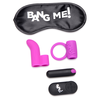 Bang! Couples Kit Love Ring, Finger Vibe, Bullet & Blindfold Purple