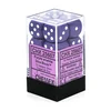 Kockice Chessex - Opaque - Purple & White - Dice Block (12) 16mm