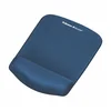 Podloga za miško z naslonom za zapestje, s penasto oblazinjenjem, FELLOWES PlushTouch™, modra