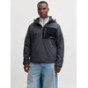 JACK & JONES Prehodna jakna JJLupo temno siva / črna