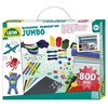 LENA Ustvarjalni kovček Jumbo blue 800 kosov