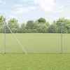 Heksagonalna ograda s stubom 50 x 1,5 m Pocinčani čelik Srebrna