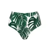 SugarShape Bikini hlačke Monaco smaragd/bela