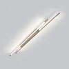 Helestra LED-stropna svetilka LEDA, rjava, dolžina 150 cm, z možnostjo - Študija/pisarna - svetlo rjava - Aluminij