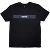 Oasis Majica Horizontal Bars Logo Unisex Black 2XL