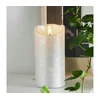 Eglo 411514 - LED Božićna dekoracija FLAMME LED/0,03W/2xAA srebrna