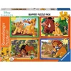 RAVENSBURGER Puzzle Disney: Levji kralj 4x42 kosov