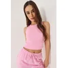 Bianco Lucci Ženska majica bez rukava 60602045, Okrugli izrez, Roze