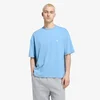 Majice adidas Trefoil Essentials Melange Loose Cropped TEE Light Blue Mel L