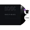 AC/DC Majica - Back In Black (LP) SET Black L