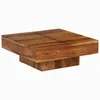 Stolić za kavu 80 x 80 x 30 cm od masivnog bagremovog drva