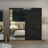 Hanah Home Ormar Kale-7168, 220x210x52 cm, Crna