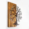 Aberto Design Zidna dekoracija Agac 5, 58x58 cm, Smeđe boje